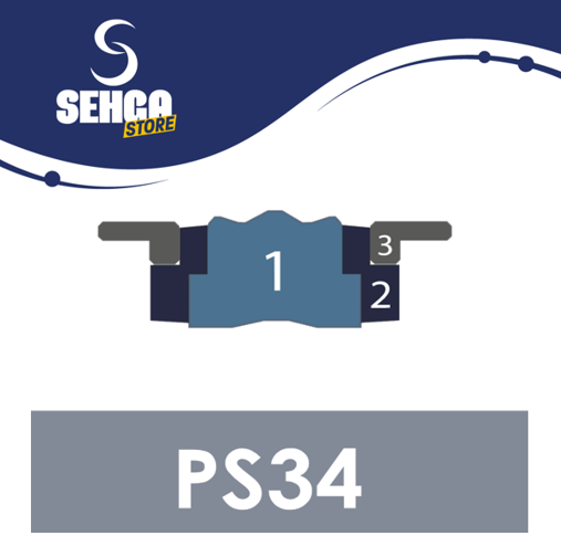 PS34-SELLO PISTON ENSAMBLADO K03 045X029X18.4 mm