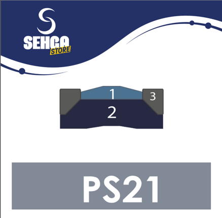 PS21-SELLO PISTON ENSAMBLADO T CON DIAFRAGMA 2000X1625X424 Pulg